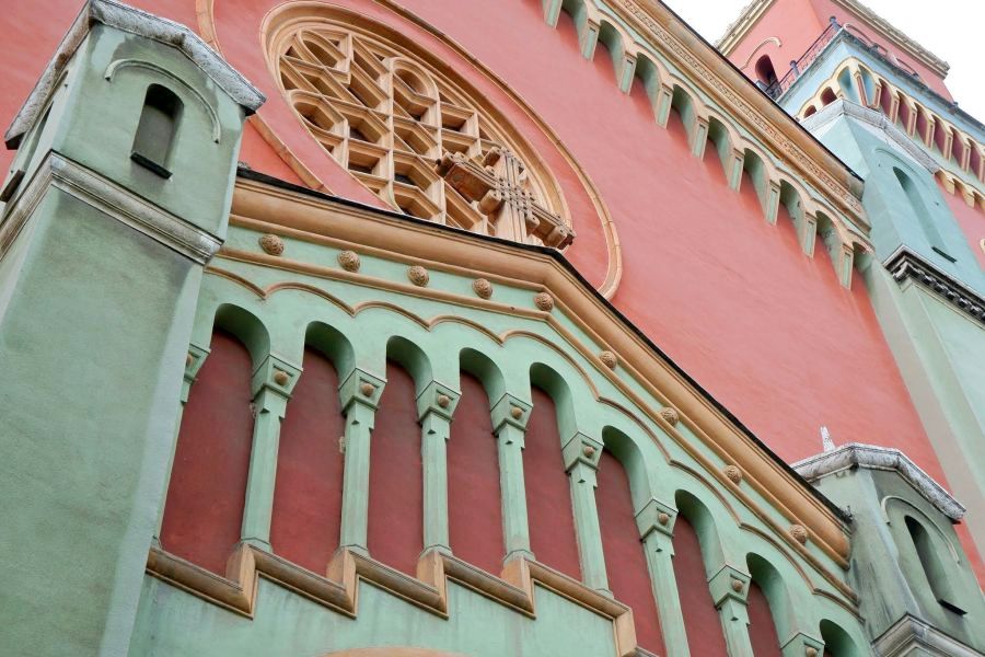 Fasada kościoła ewangelickiego w Kieżmarku, fot. Mirosława Jeż