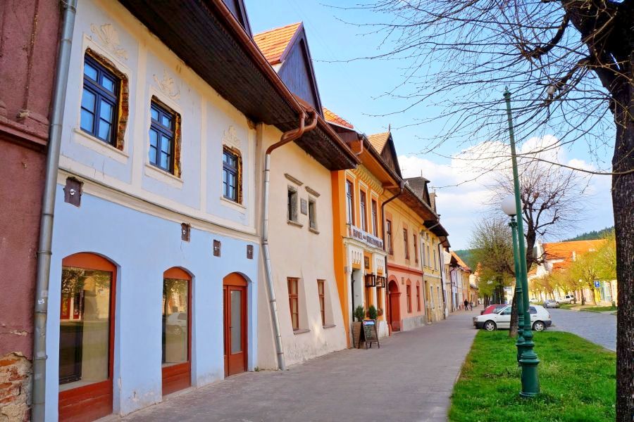 Malownicza zabudowa słowackiego miasteczka, fot. Mirosława Jeż