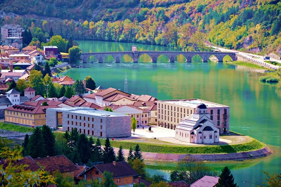 Widok na Višegrad