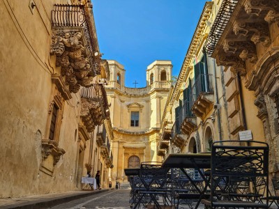 Ulica Nicolaci w Noto, fot M. Olszewska Ulica Nicolaci w Noto, fot M. Olszewska