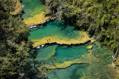Naturalne baseny w Semuc Champey Naturalne baseny w Semuc Champey